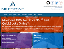 Tablet Screenshot of milestonetg.com